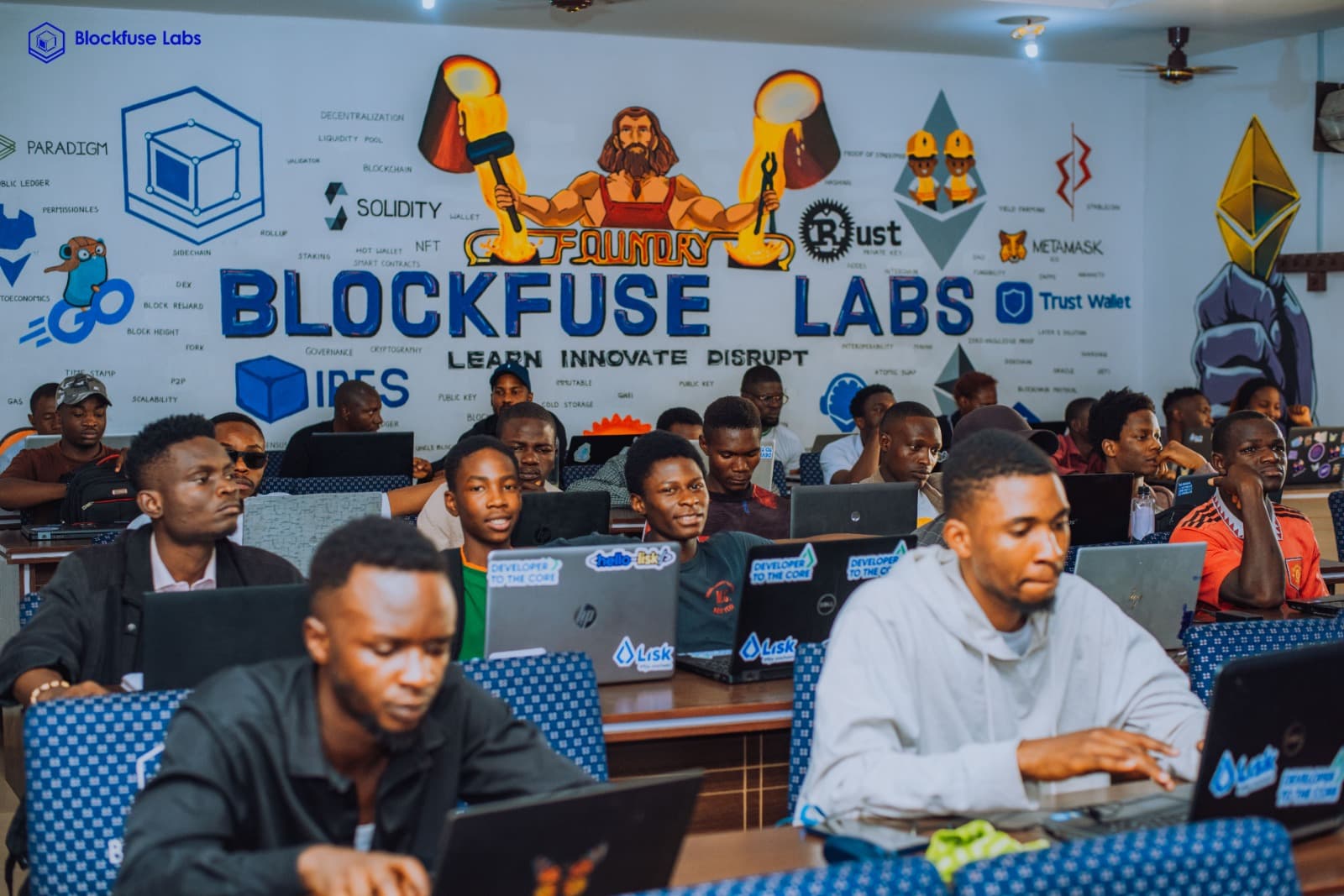 Deborah at Blockfuse Labs Academy